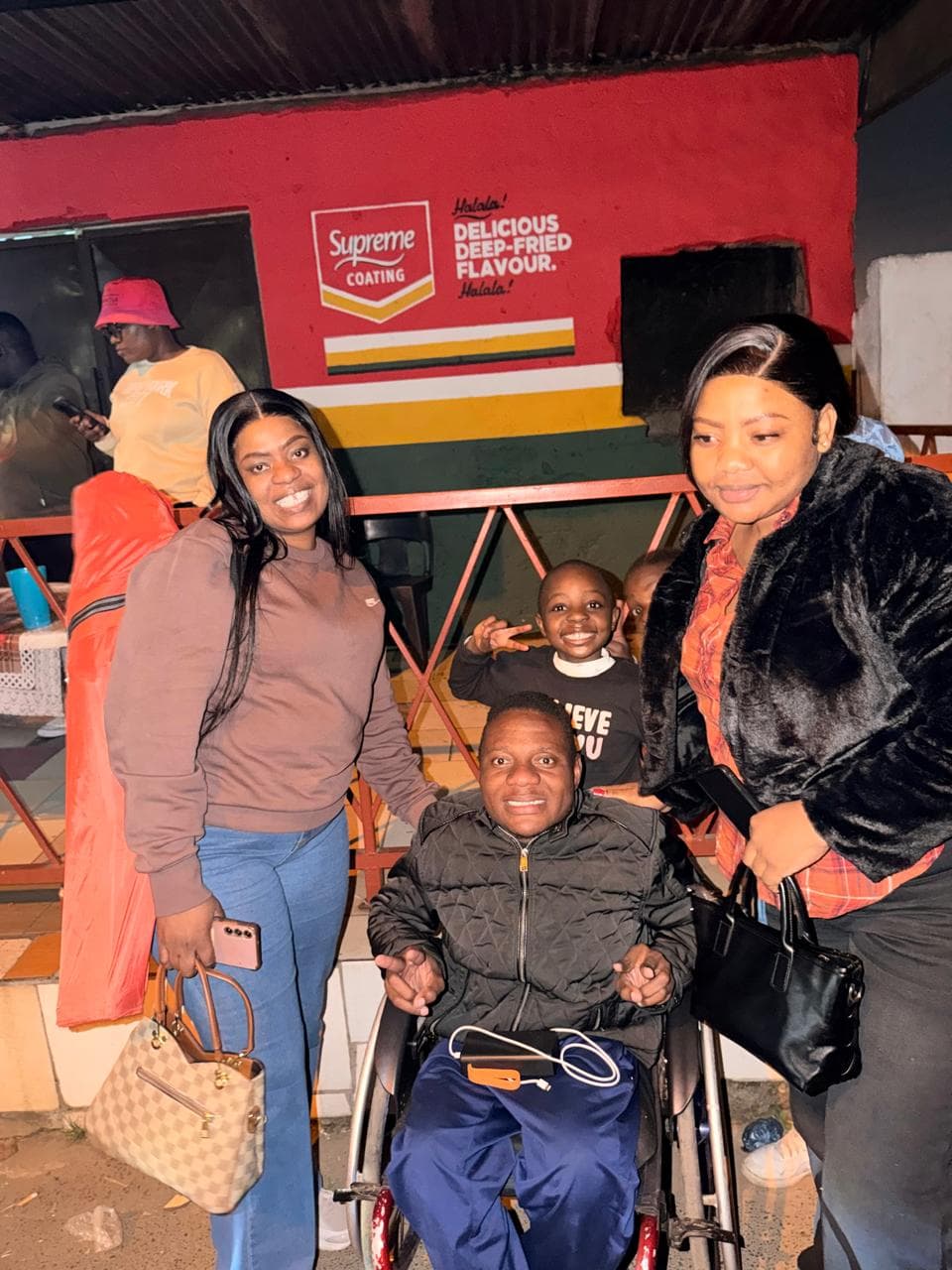 Community gathering at Vhadzanani Kitchen